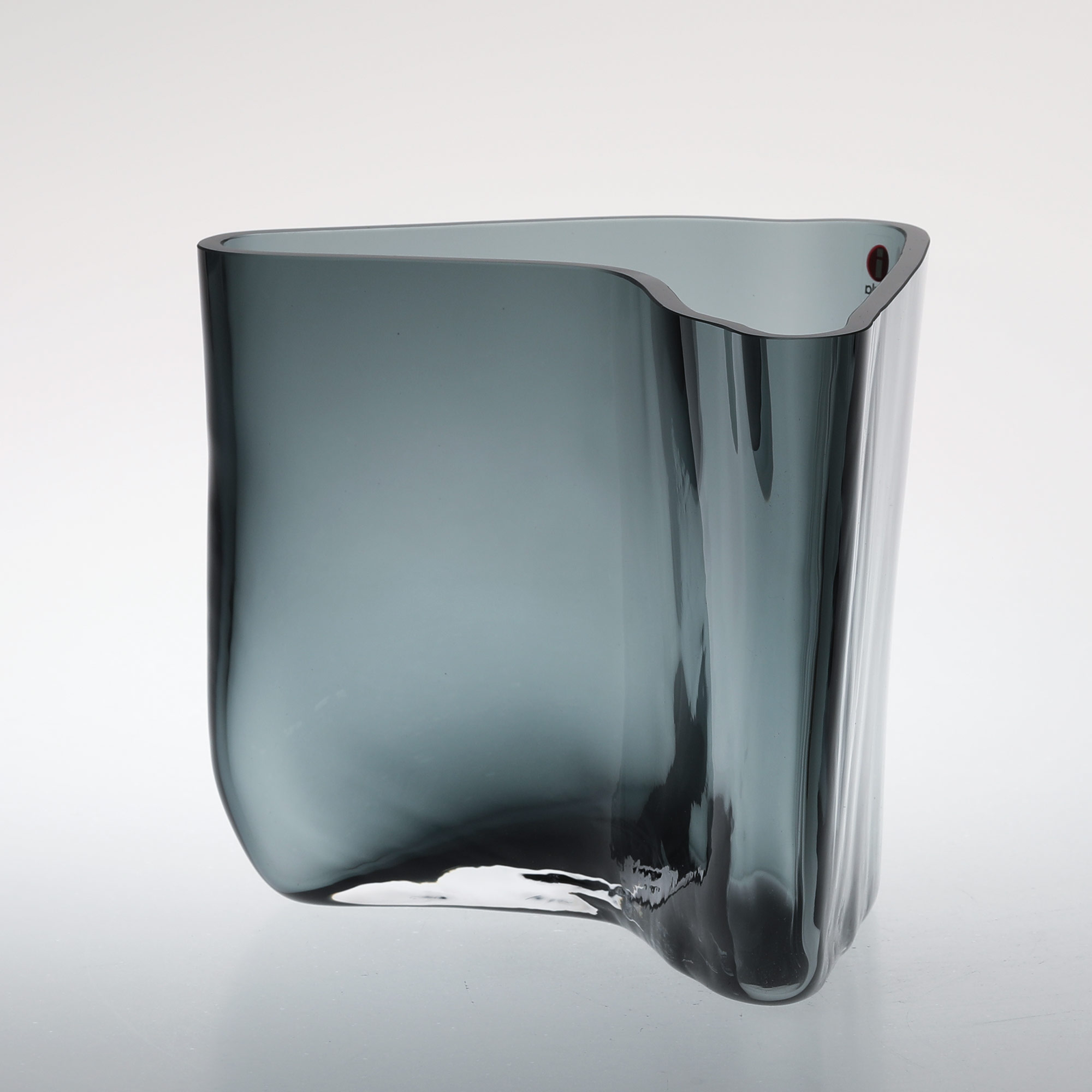 【No.1923】イッタラ / アアルト ベース175x140mm ダークグレー [ Iittala Alvar Aalto Vase ]