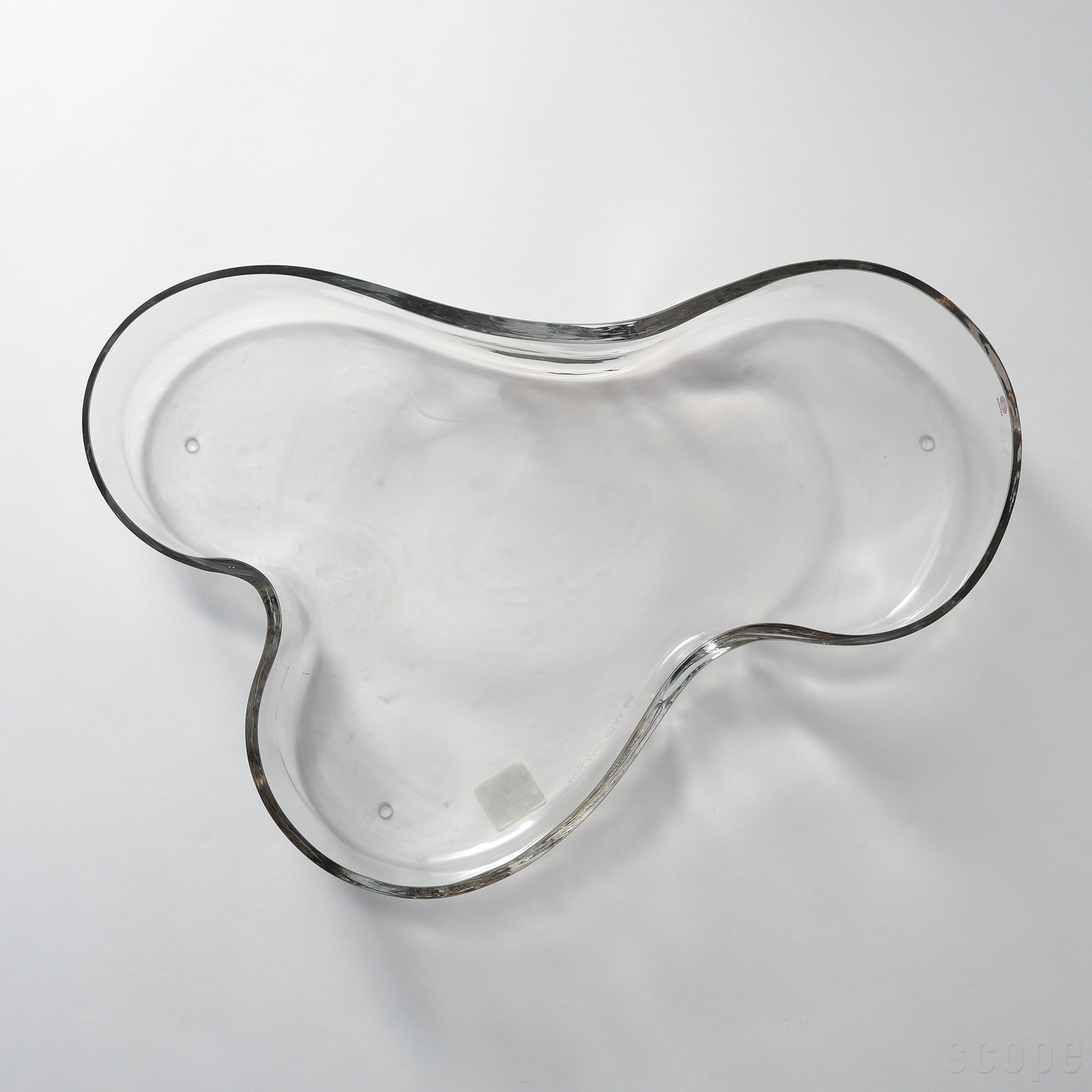 【0008】イッタラ / アアルト ボウル 380×80mm スモーキークリア [ Iittala Aalto bowl ] 120,000円