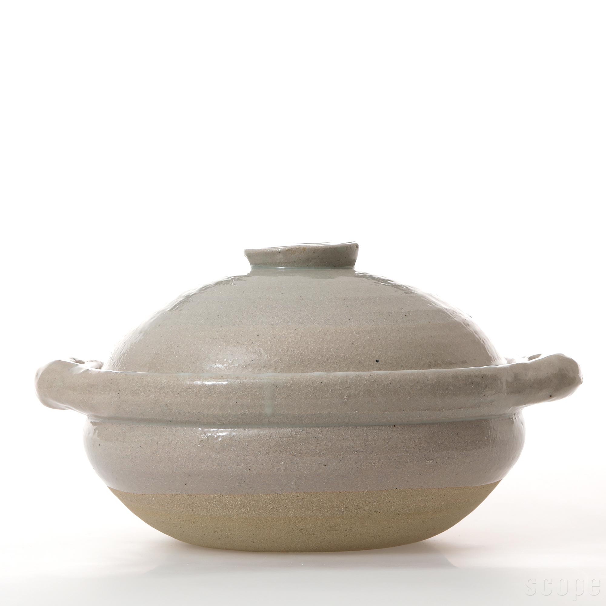 【15,000円購入につき東屋ノベルティ対象商品】 【0105】東屋 / 伊賀 布袋鍋 大 石灰