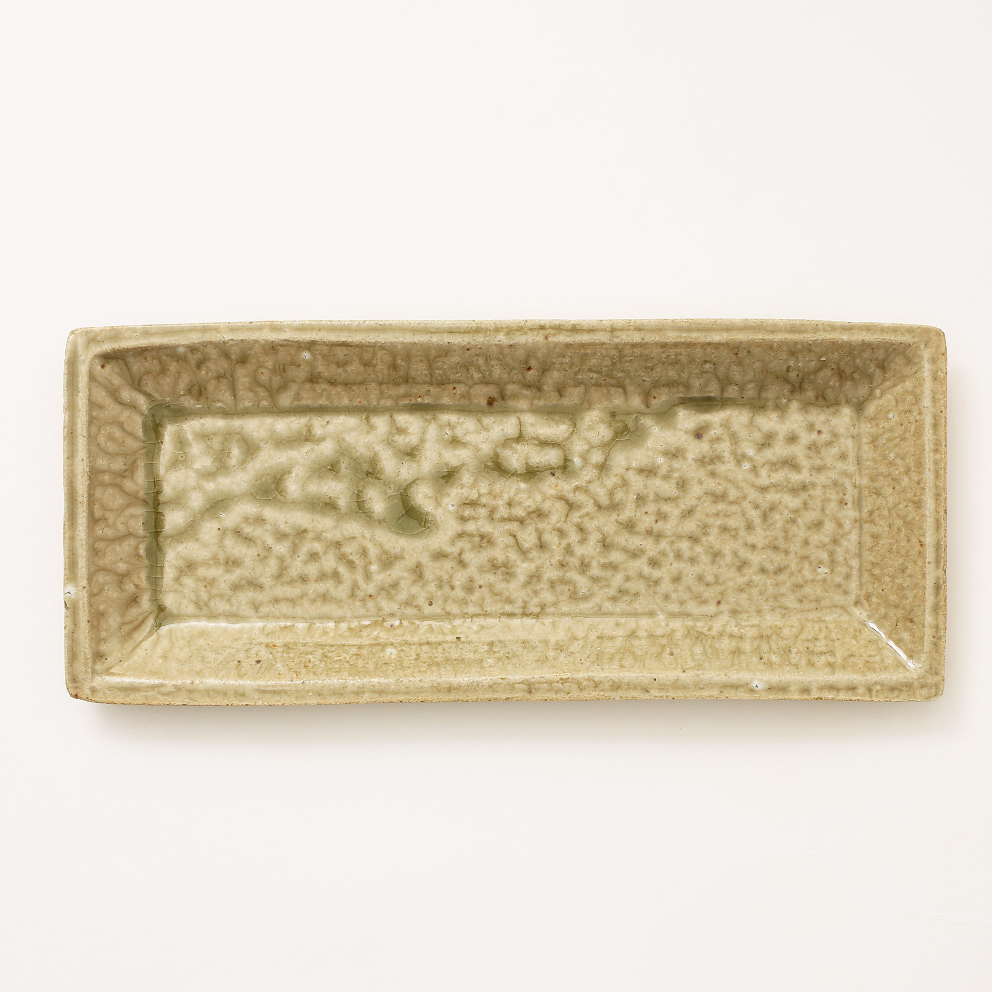 【15,000円購入につき東屋ノベルティ対象商品】 【0025】東屋 / 伊賀 長角皿 松灰 7,538円
