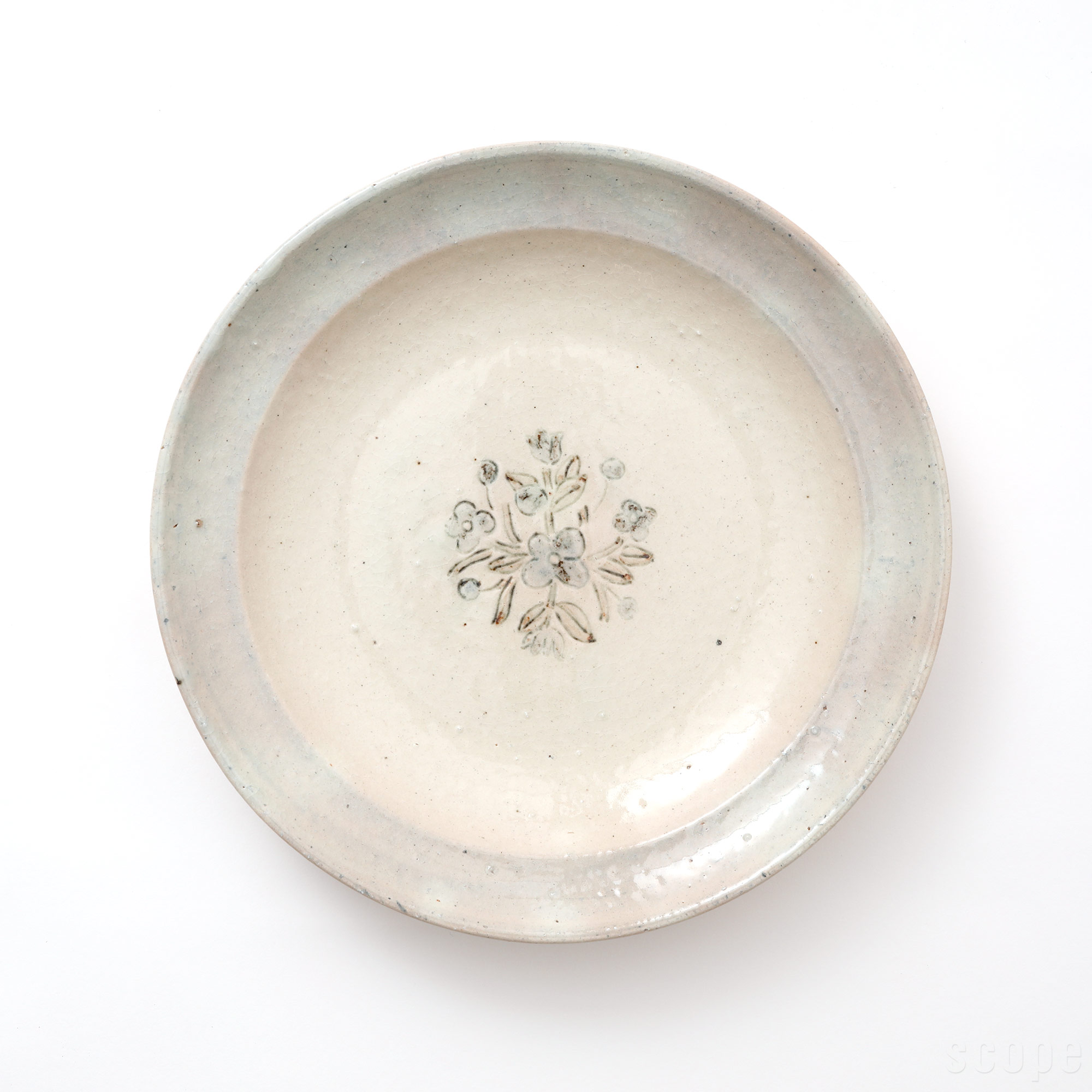 【15,000円購入につき東屋ノベルティ対象商品】【0361】東屋 / 伊賀石本 花絵皿 七寸半 菜の束｜scope version.R