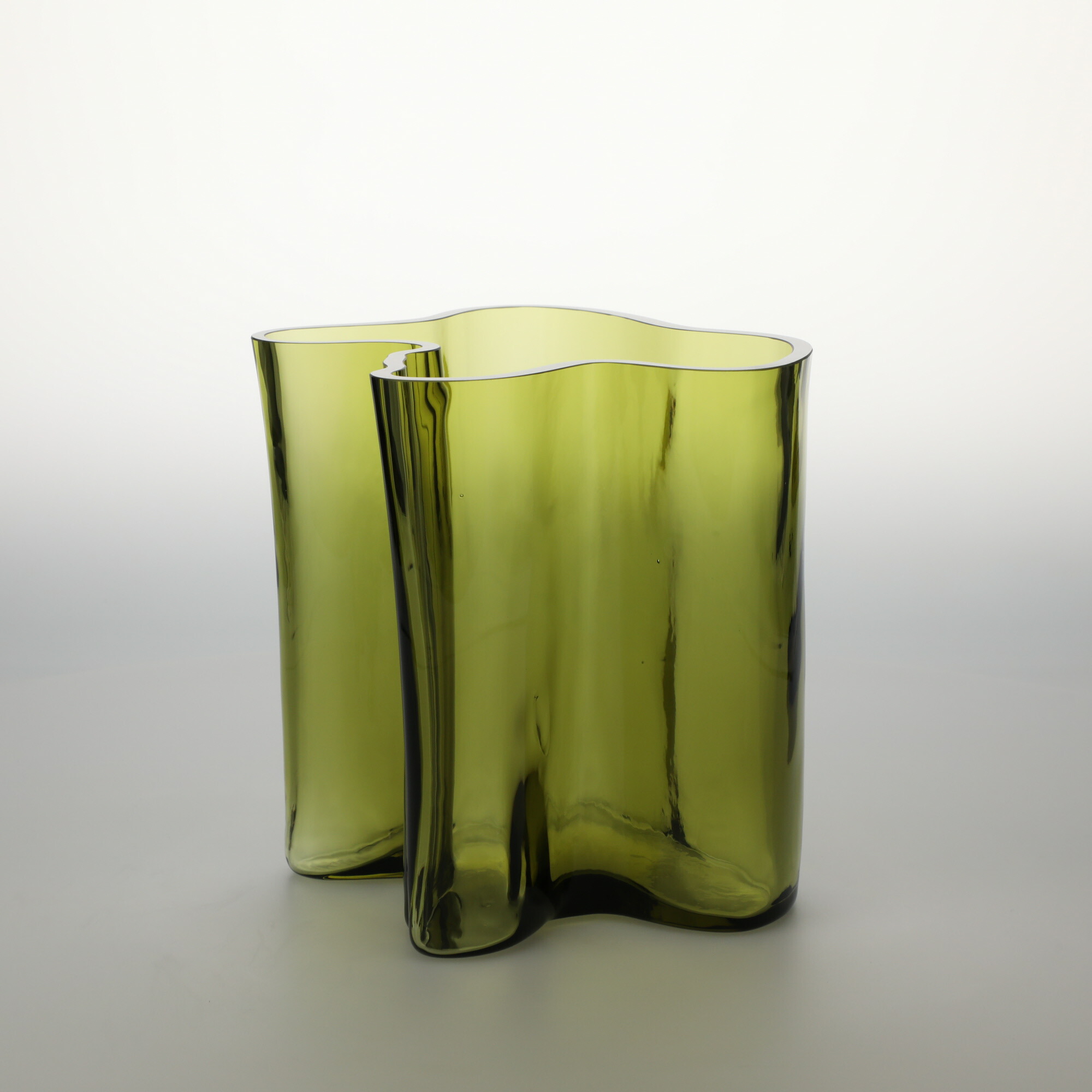 【No.177】イッタラ / アアルト ベース 200mm フィニッシュサンド [ Iittala Alvar Aalto Vase ]