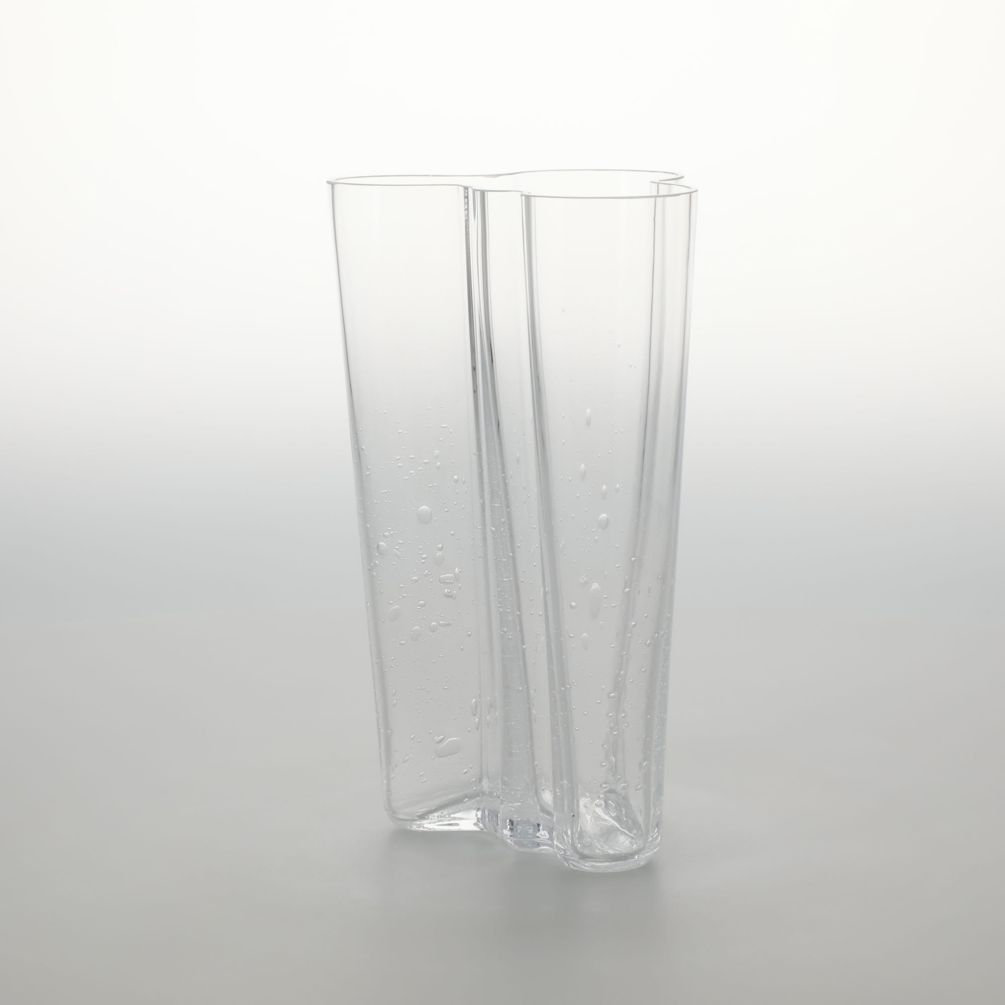 【0186】イッタラ / アアルト ベース 201mm バブル クリア [iittala / Alvar Aalto Vase]