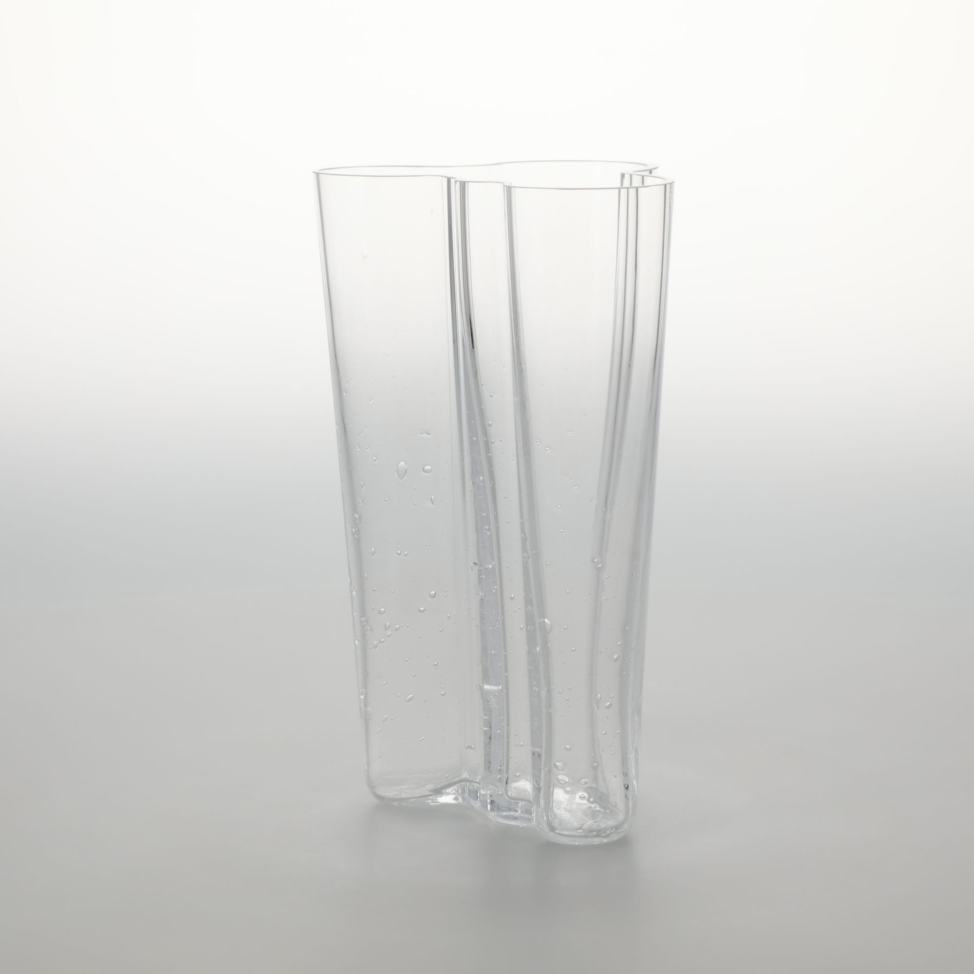 【0190】イッタラ / アアルト ベース 201mm バブル クリア [iittala / Alvar Aalto Vase]