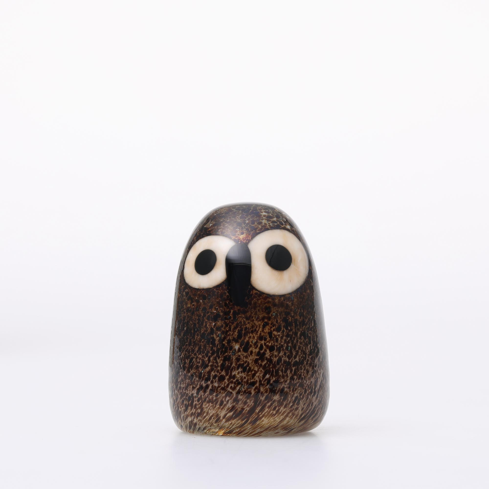 【0328】イッタラ / バード バイ オイバ トイッカ Little Barn Owl ブラウン [iittala / Birds by Oiva Toikka]
