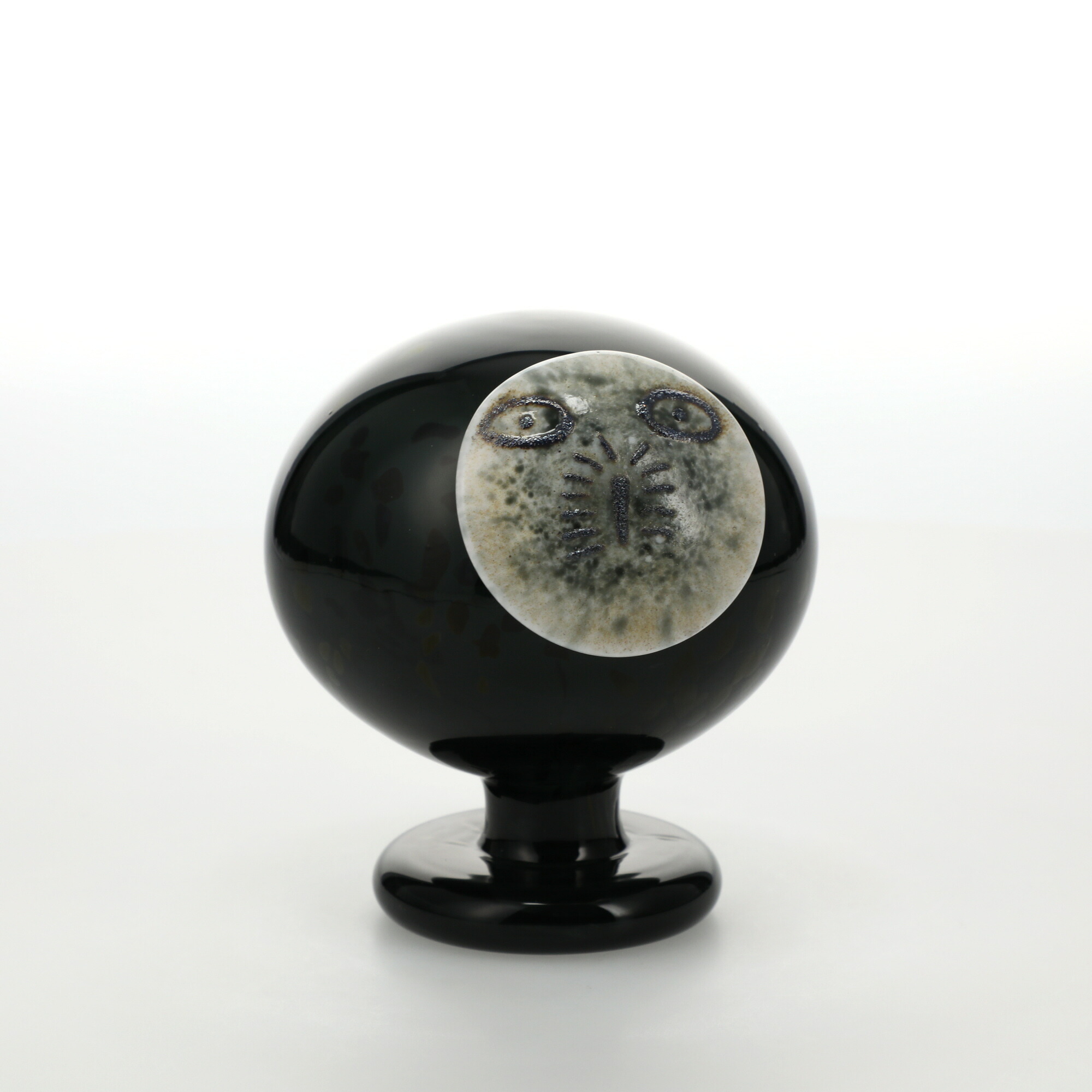 【１点購入につきオリジナルノベルティ プレゼント】【0086】イッタラ / バード バイ オイバ トイッカ Night owl ダークグレー[iittala / Birds by Oiva Toikka]｜scope version.R