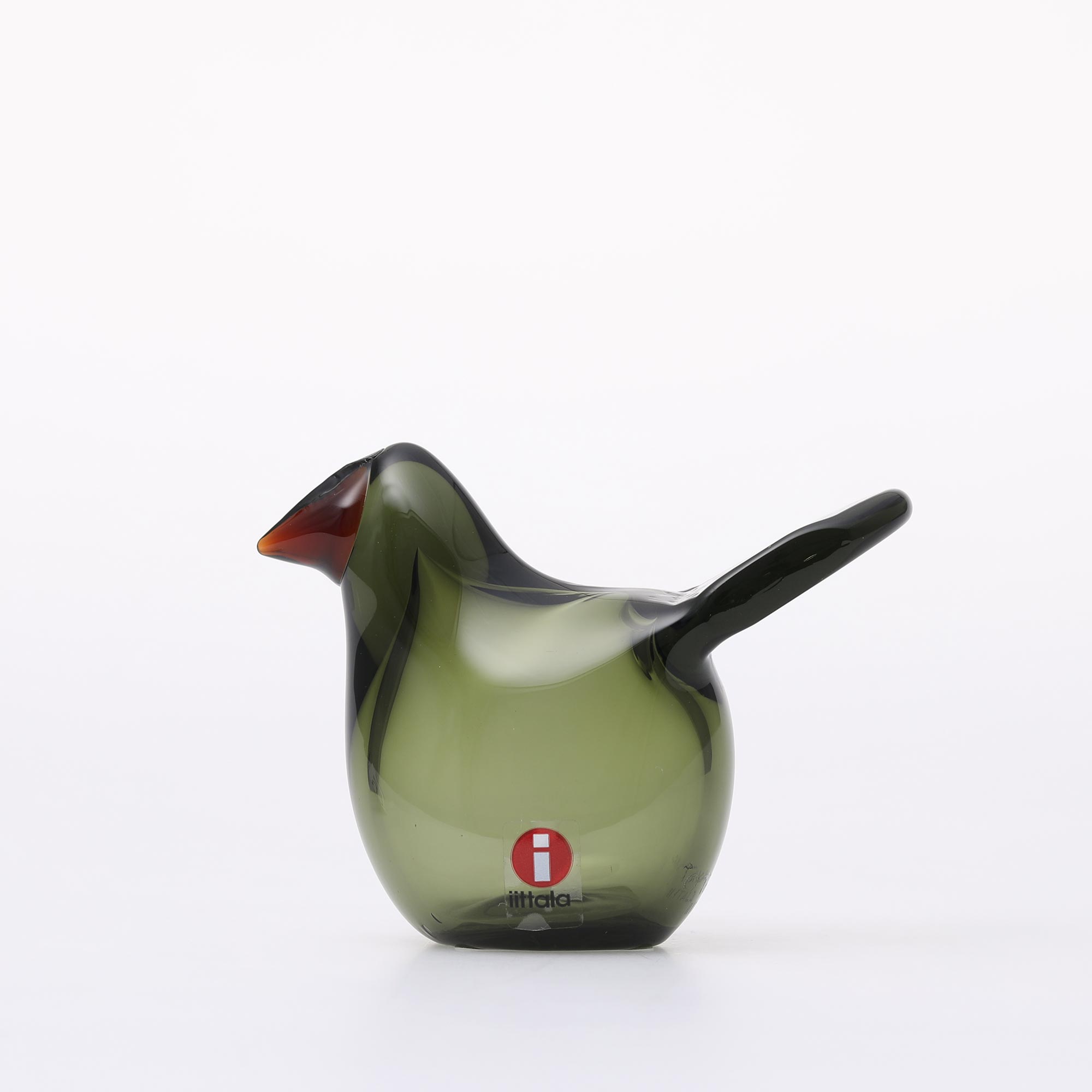 【0265】イッタラ / バード バイ オイバ トイッカ Sieppo モスグリーン×コッパー [iittala / Birds by Oiva Toikka]