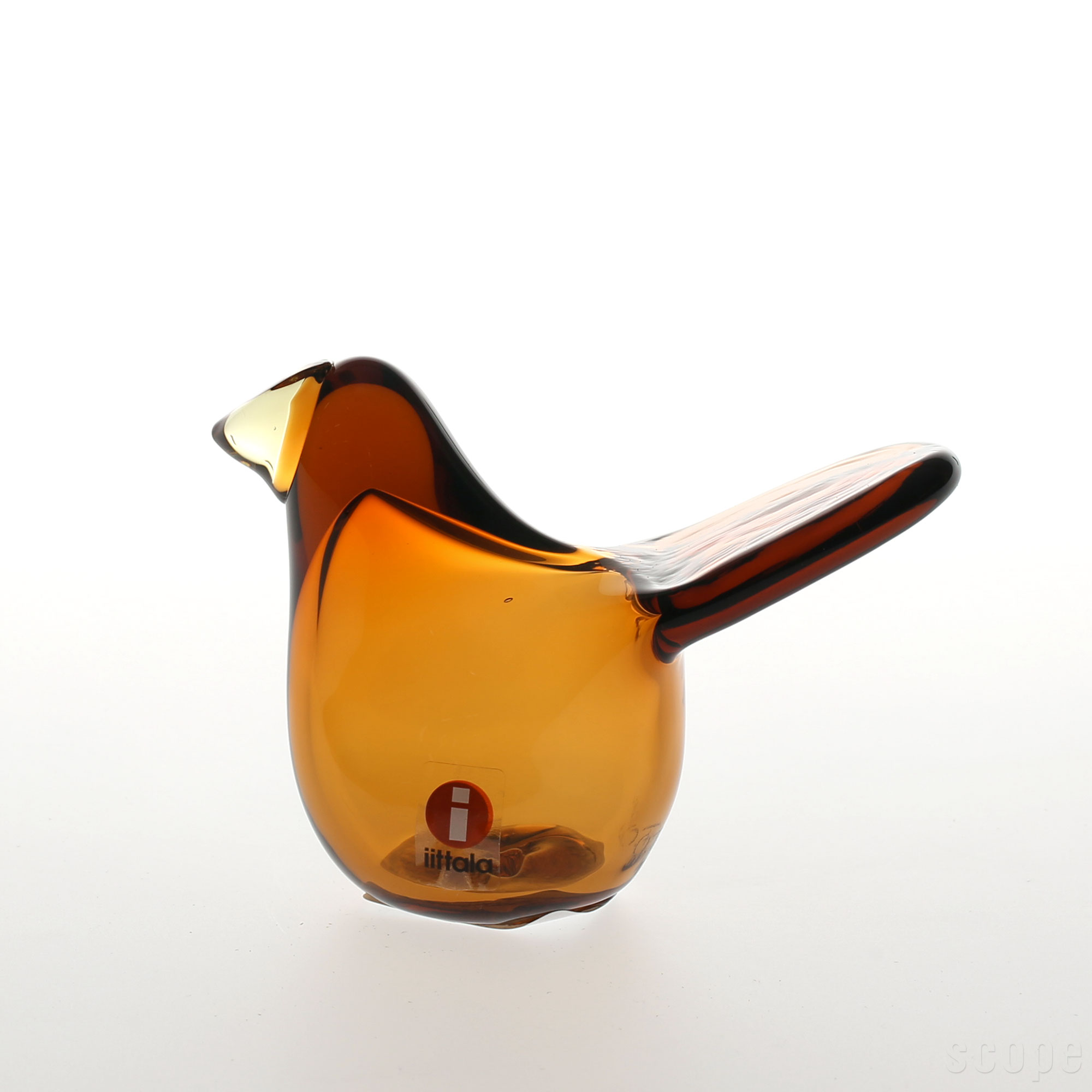 【0211】イッタラ / バード バイ オイバ トイッカ Sieppo コッパー×レモン [iittala / Birds by Oiva Toikka]