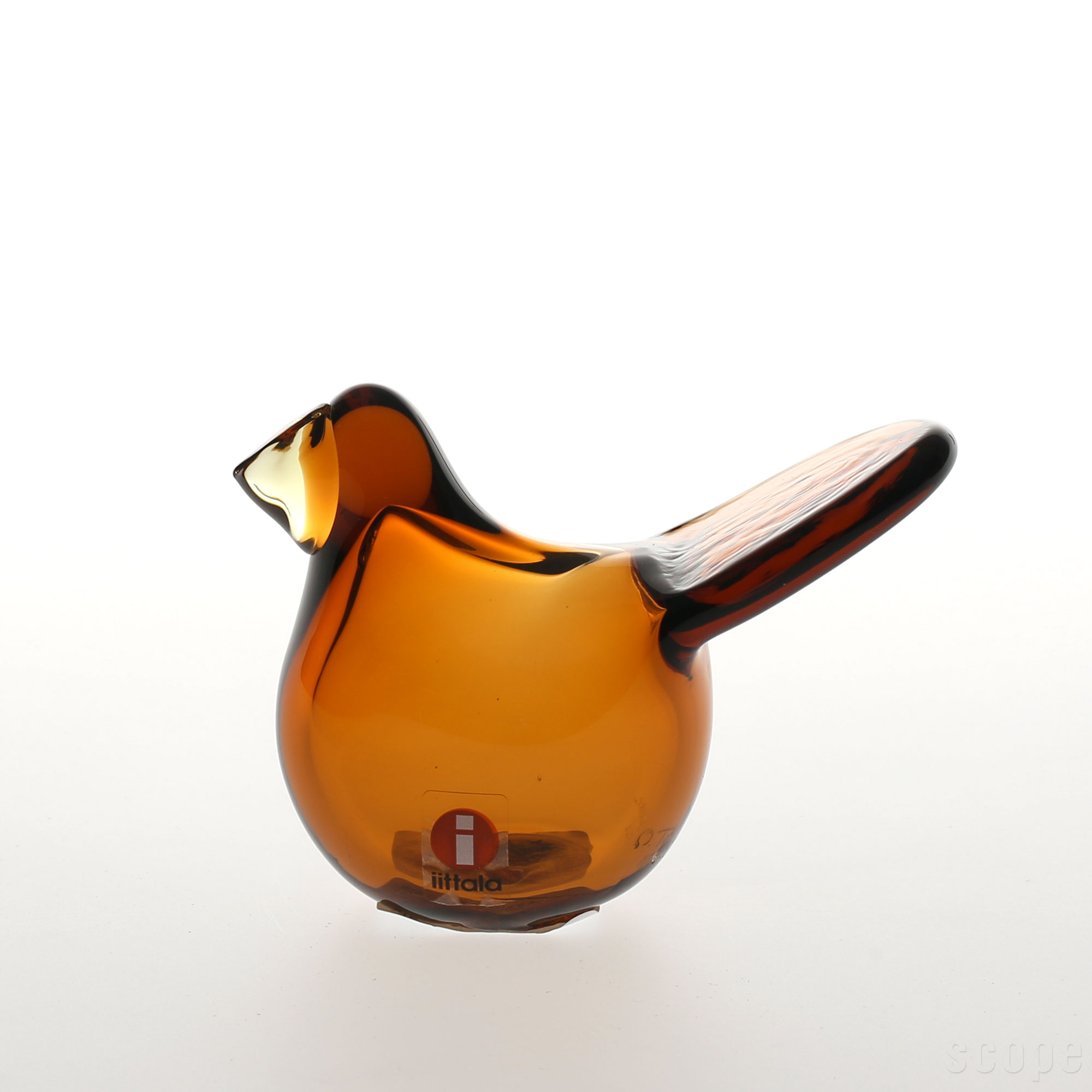 【0226】イッタラ / バード バイ オイバ トイッカ Sieppo コッパー×レモン [iittala / Birds by Oiva Toikka]