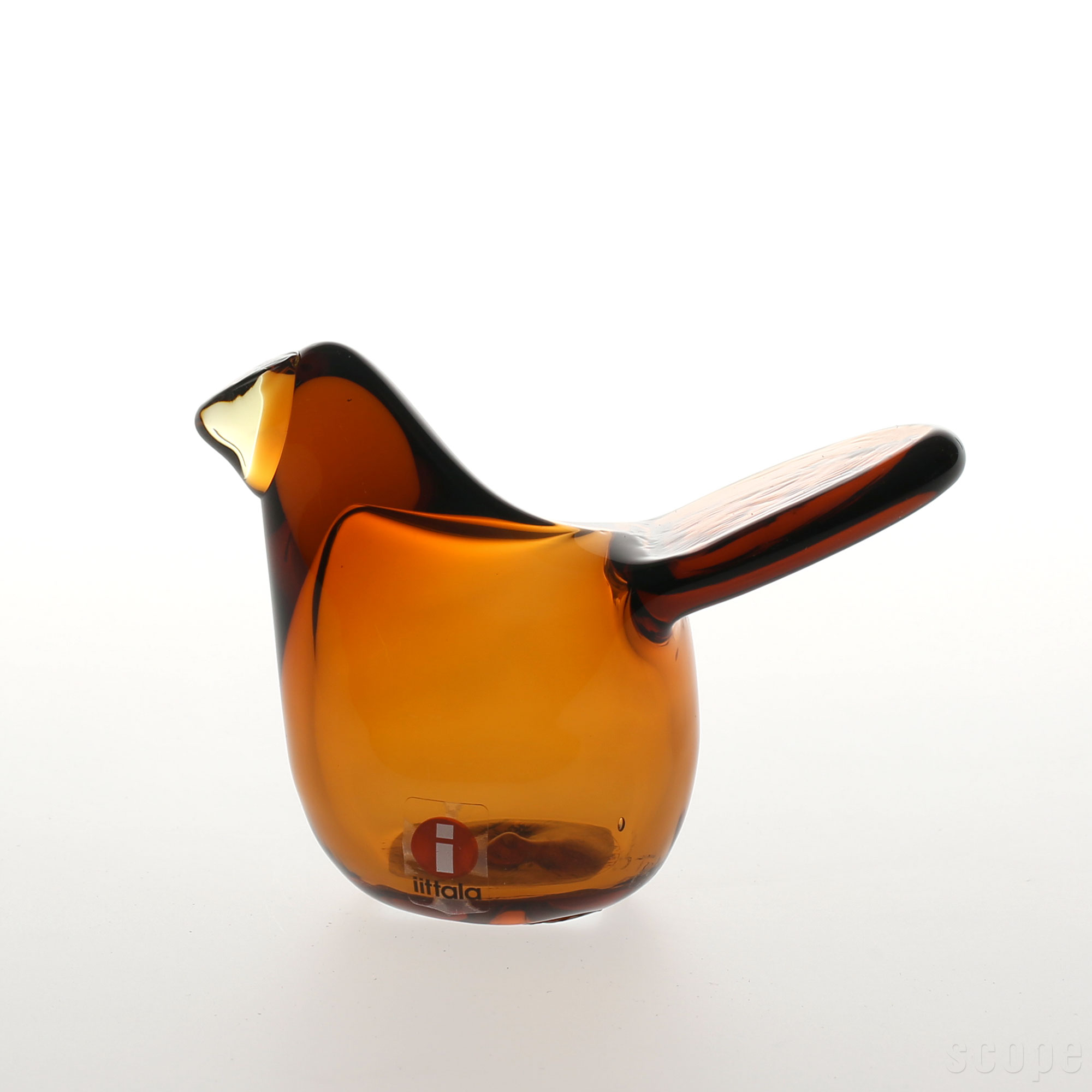 【0227】イッタラ / バード バイ オイバ トイッカ Sieppo コッパー×レモン [iittala / Birds by Oiva Toikka]
