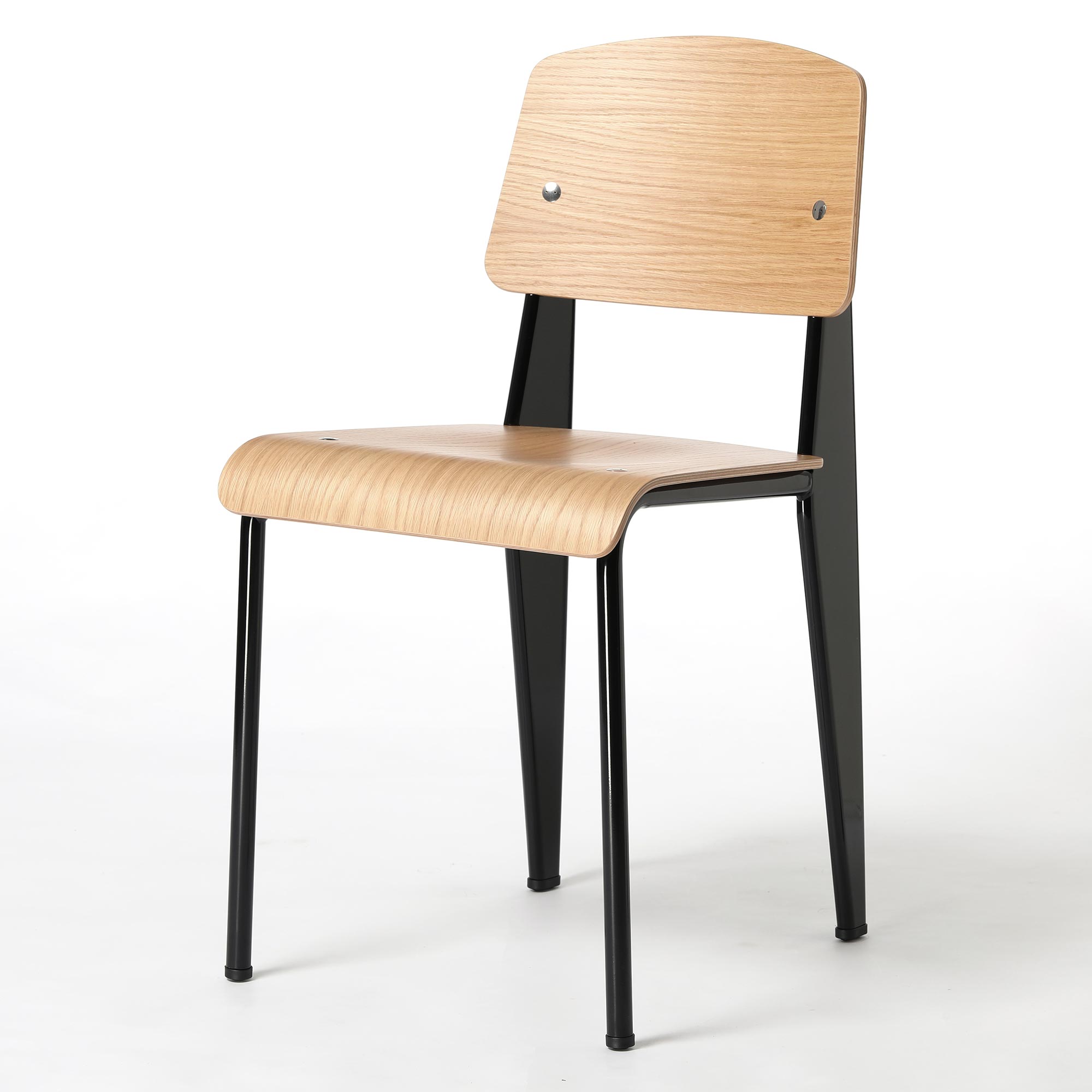 【0016】ヴィトラ / スタンダード ナチュラルオーク×ディープブラック [Vitra / Standard Chair]