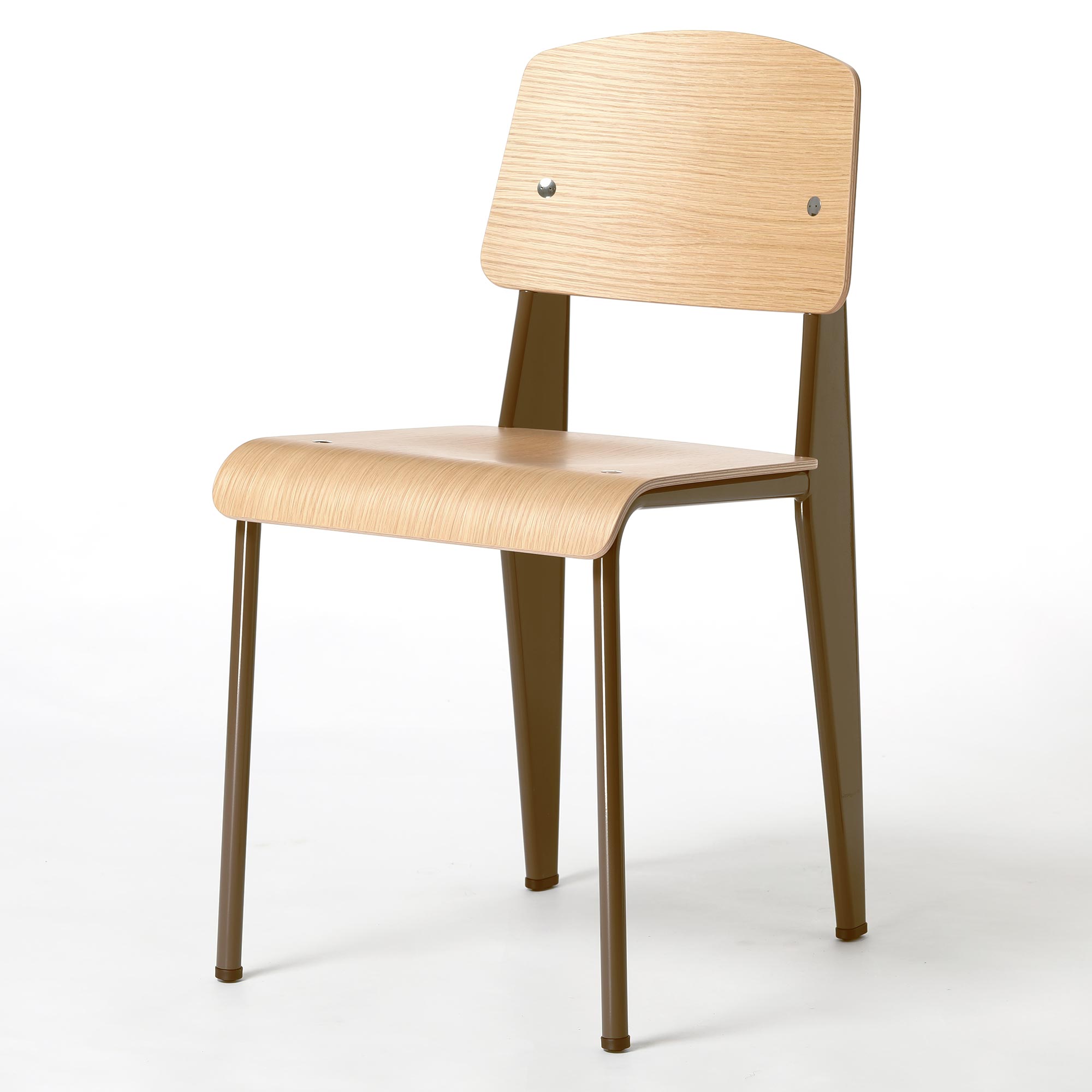 【0036】ヴィトラ / スタンダード ナチュラルオーク×コーヒー [Vitra / Standard Chair]