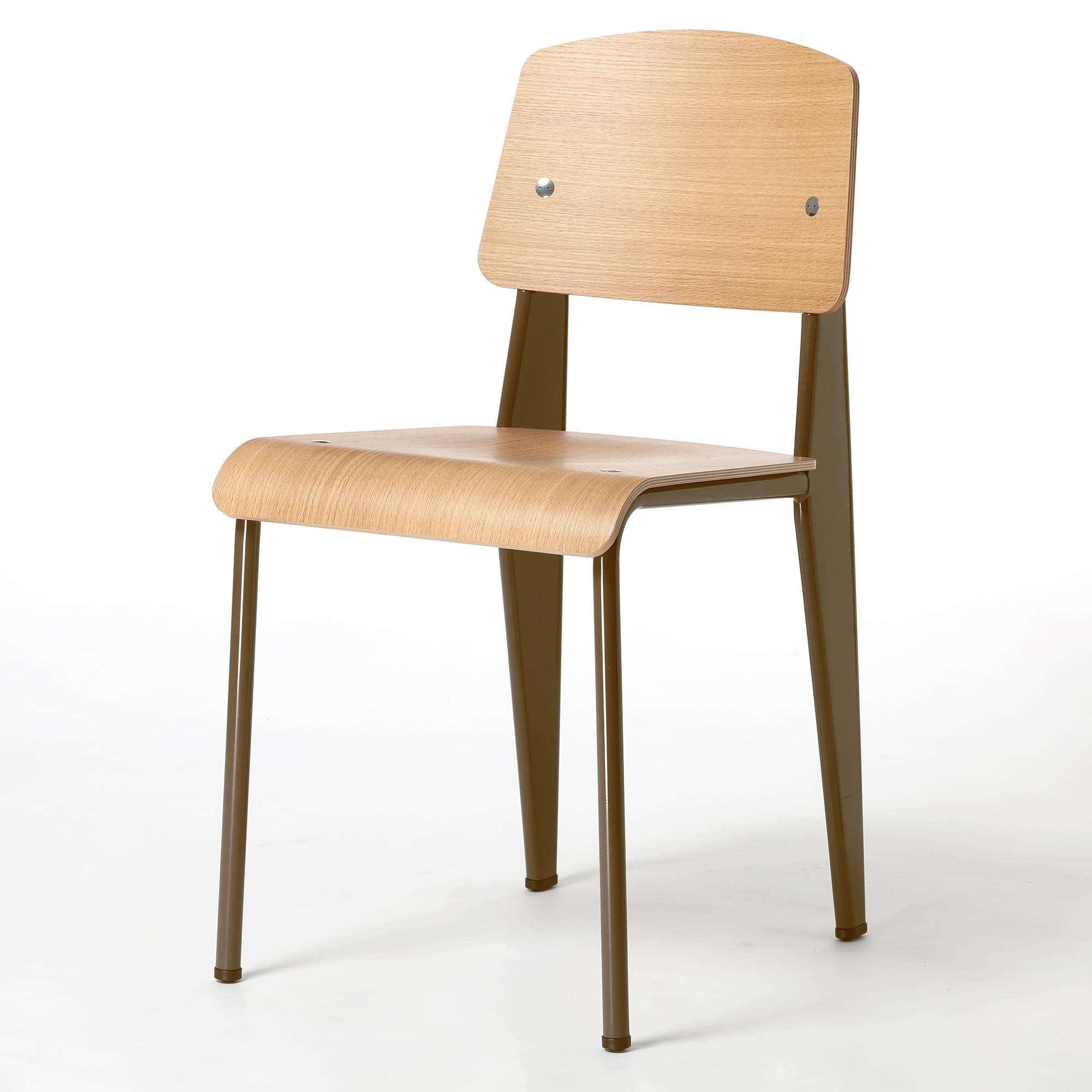 【0048】ヴィトラ / スタンダード ナチュラルオーク×コーヒー [Vitra / Standard Chair]