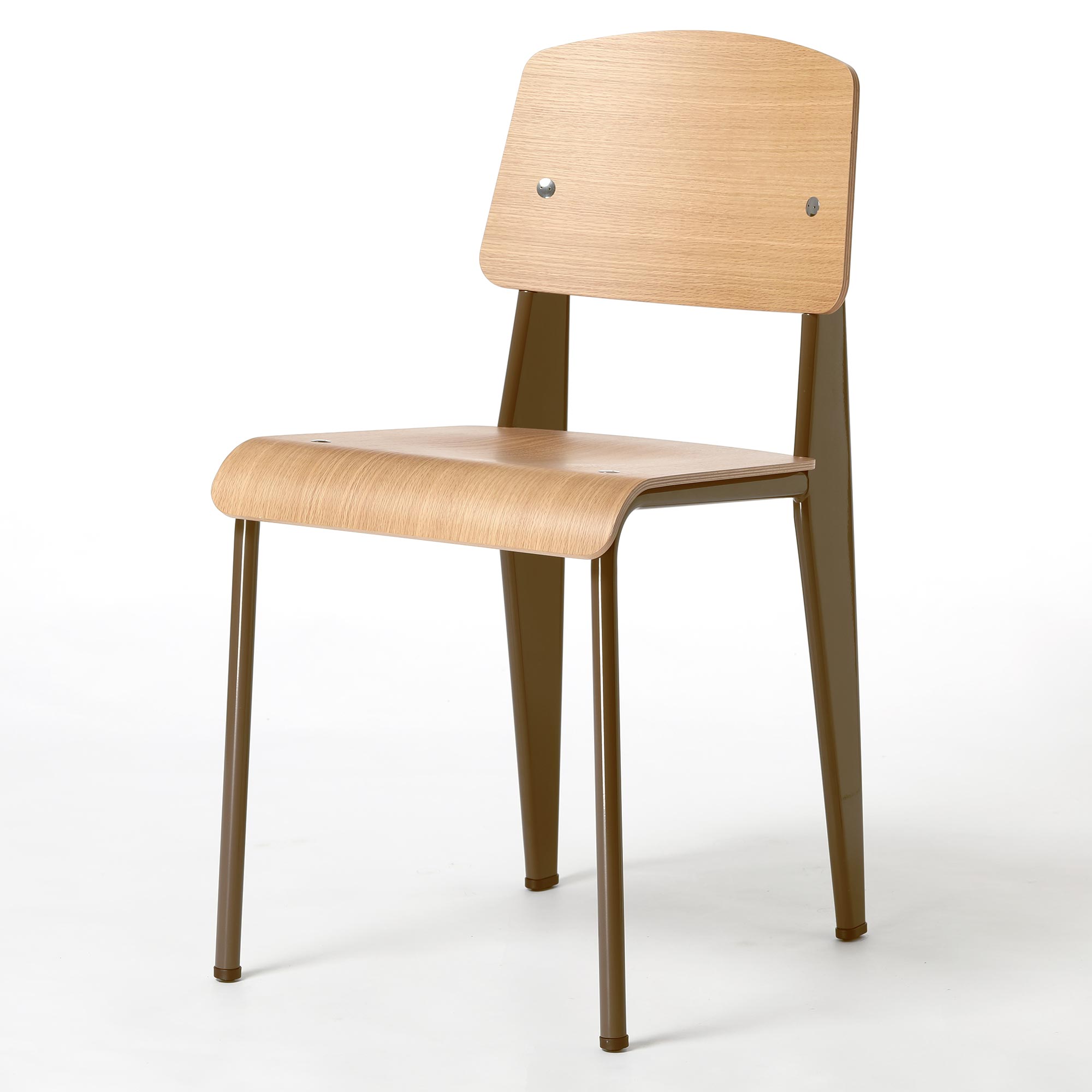 【0049】ヴィトラ / スタンダード ナチュラルオーク×コーヒー [Vitra / Standard Chair]