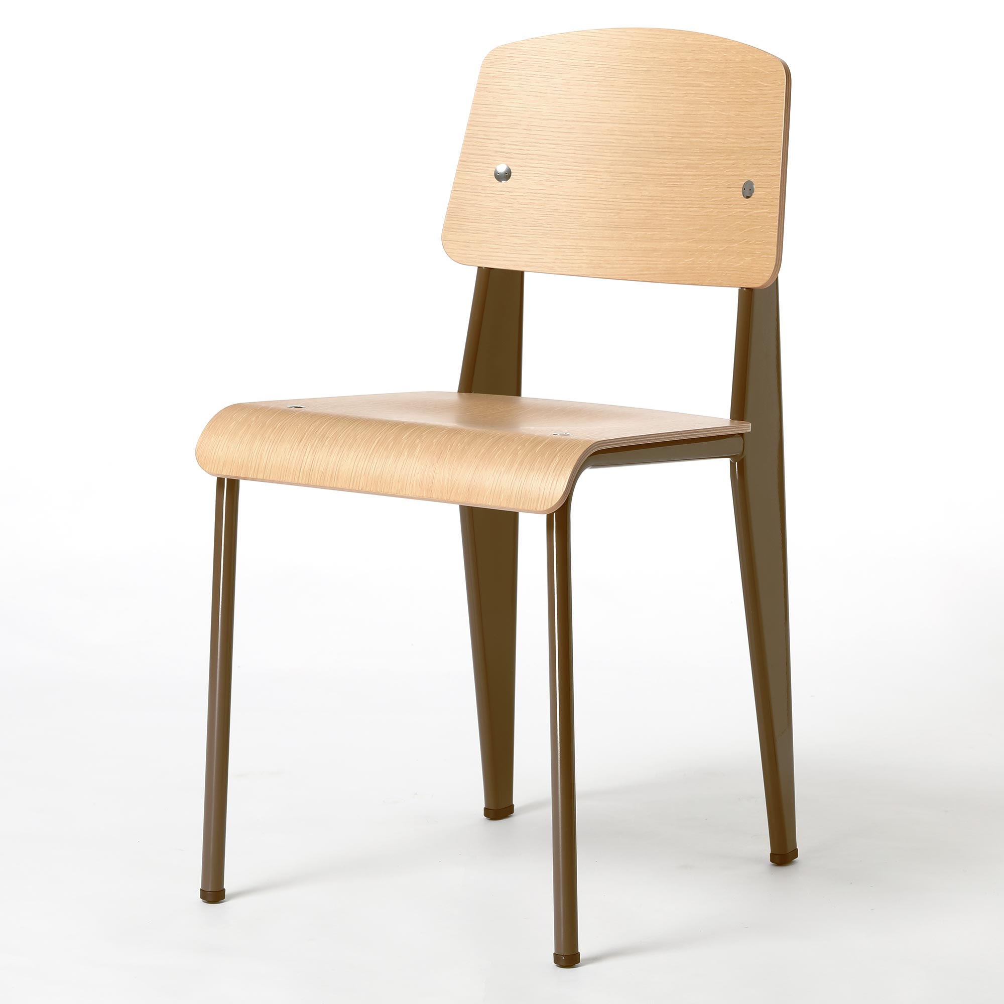 【0057】ヴィトラ / スタンダード ナチュラルオーク×コーヒー [Vitra / Standard Chair]