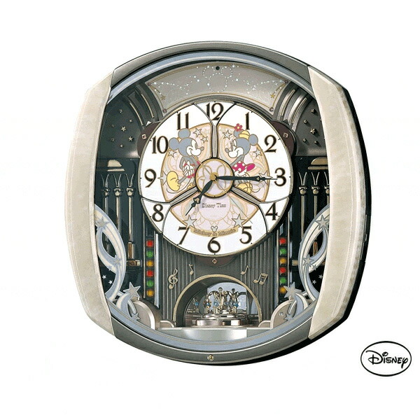 ディズニー ミュージカル 電波時計 FW574W SEIKO 壁掛け時計 SEIKO 送料無料-SEIKO ディズニー ミッキー＆フレンズ 電波