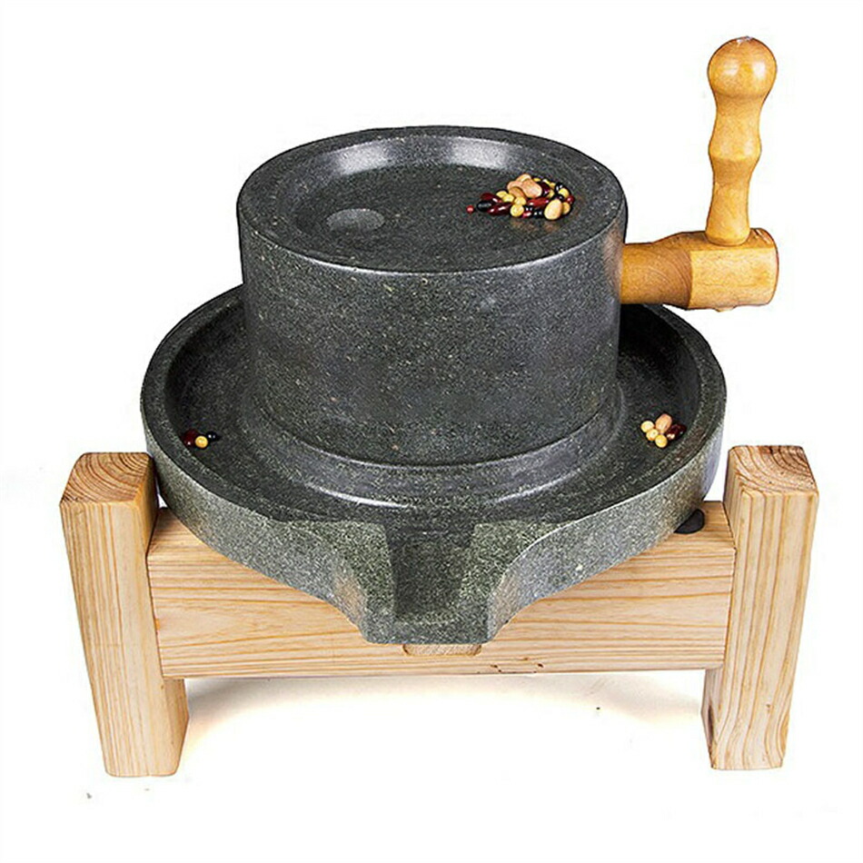 楽天市場】みかげ石 挽き臼 皿型 18型 挽き臼 茶臼 そば 蕎麦 米