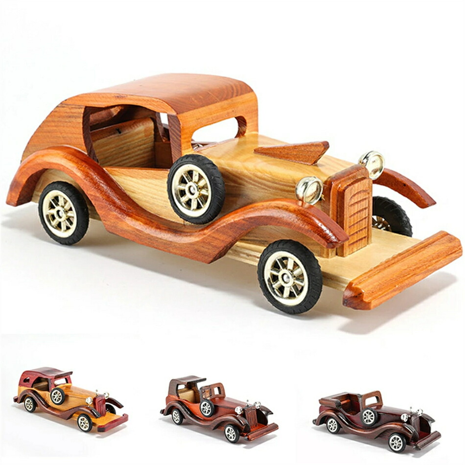 楽天市場】ウッドクラフト 木製クラシックカー レトロ ウッドアート
