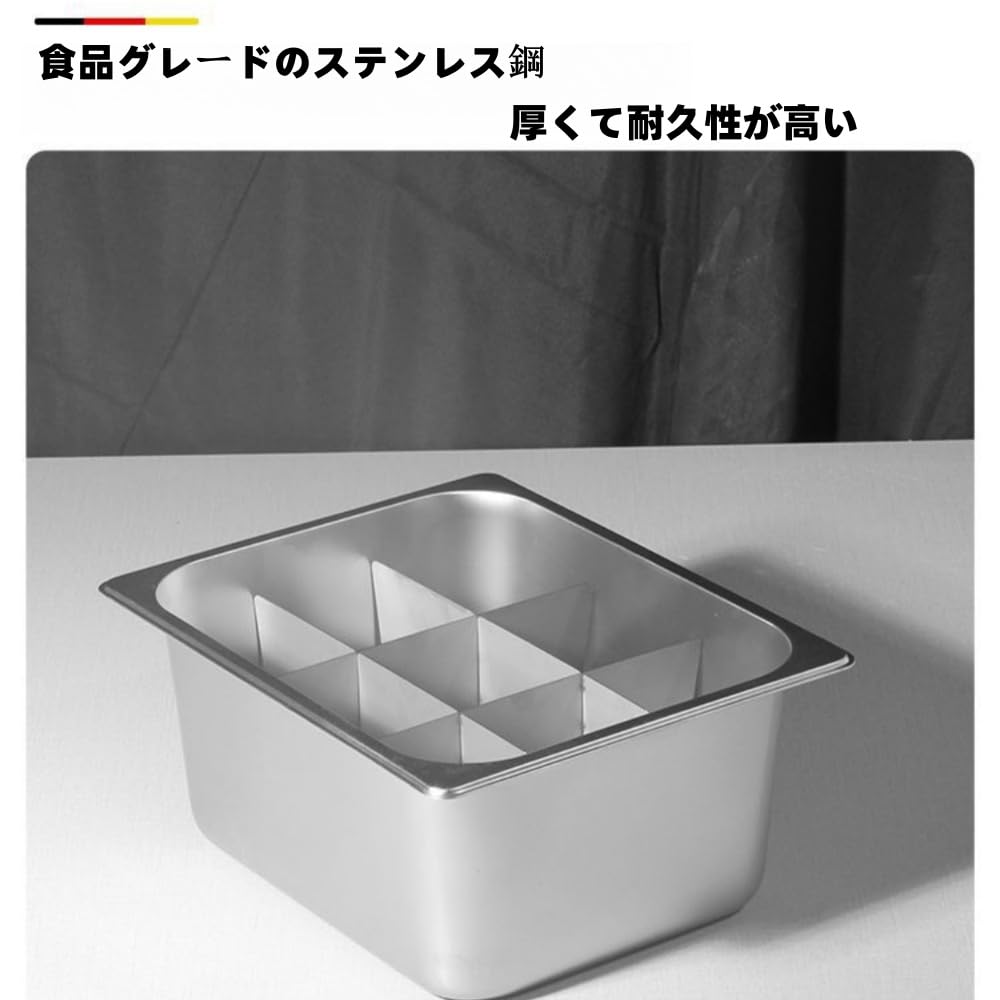 おでん鍋 IH相応う 角 間仕切り鍋 御役目用 身寄り用 ステンレス鋼鋼 中華火鍋 卓上鍋 直火相応う 間仕切り付 関東煮 しゃぶしゃぶ鍋 多役立つこと鍋 辛さ鍋 煮物 大電気容量 耐久性 多役立つこと 煮炊き物の具 (12区劃+蓋,ステンレス鋼鋼) 日用品雑貨・文房具・手芸-その他
