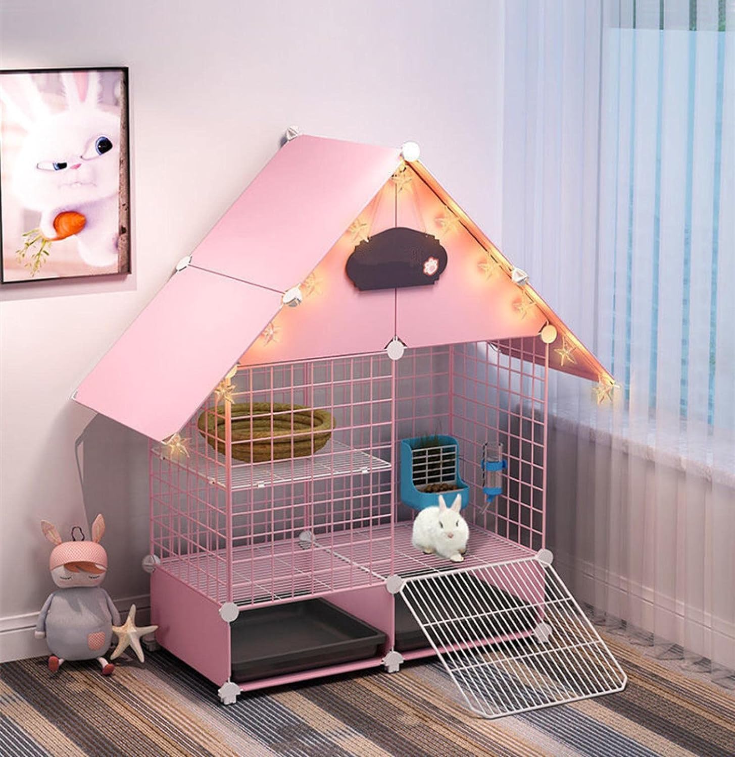 楽天市場】マルカン CASA セレクトケージRabbit 80 （T1）小動物