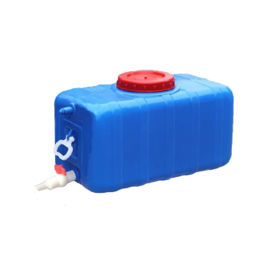 水貯蔵タンク 貯水貯蔵タンク 青っぽい水取っておく入れもの 水貯蔵タンク 25L 50L 100L 大電気容量 多役立つこと 水道の栓付き添い人 可塑性物質製食料雑貨類立場の戸外用水貯蔵タンク 戸外難民キャンプ用 身寄り用 まさかの時用 水 貯蔵タンク (100L) その他-花・ガーデン・DIY