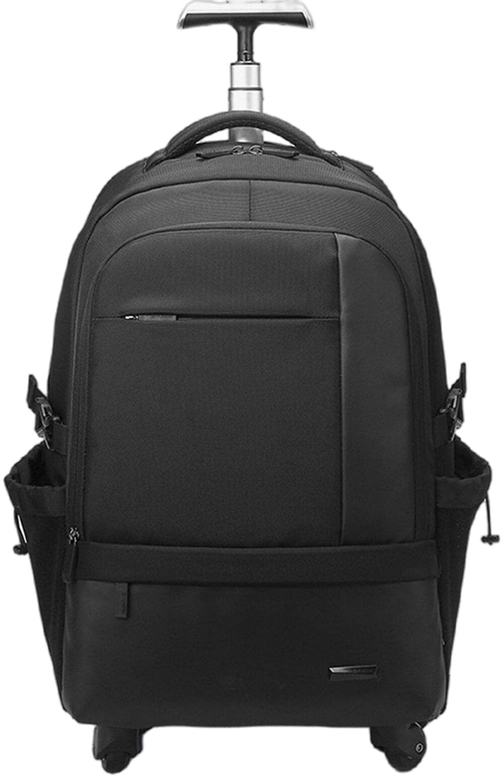 キャリーバッグ キャリーケース 大容量 50L トラベルバッグ ビジネスバッグ 引裂きを防ぐ トロリーバッグ 通気性 撥水性 防錆 スーツケース ナイロン 360度キャスター ミュート リュック 旅行 出張 (ブラック)