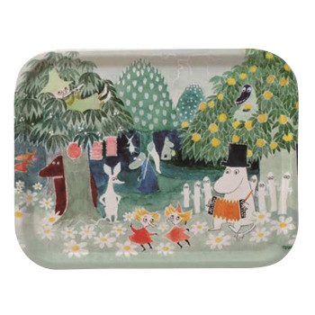 MOOMIN(ムーミン) お盆L Moomin Trollkarlens Hatt OPD060055 （OPTO Design）の好いたらしいお盆!