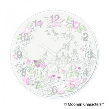 MOOMIN(ムーミン) Wall clock Little My Chasing MTP030010　ムーミンのウォールクロック