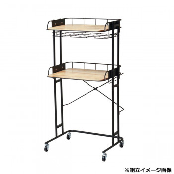 弘益(KOEKI) MASH ビーワイケージ 勝手もと仕合わせ 黒いこと BCKR620BK 紙くずかごをキレイに納める能力のあるな勝手もと仕合わせ