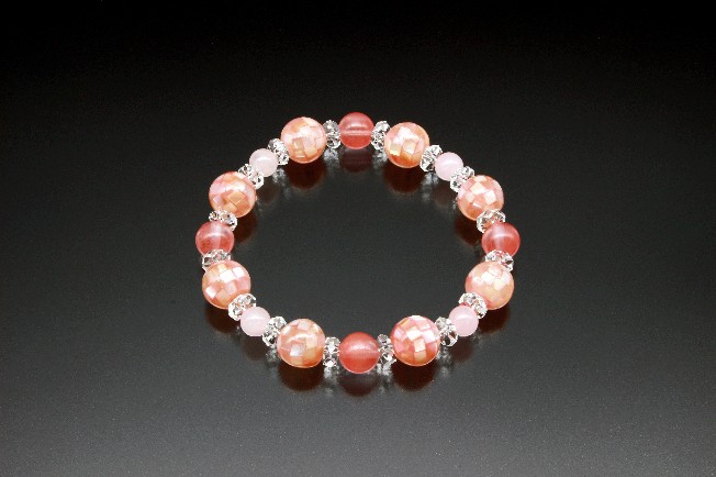 楽天市場】チェリークォーツ癒しのブレス チェリークォーツ