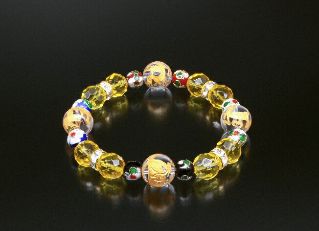 楽天市場】【高品質】白虎 四神 水晶 10mm 守護神一連ブレス 風水最強