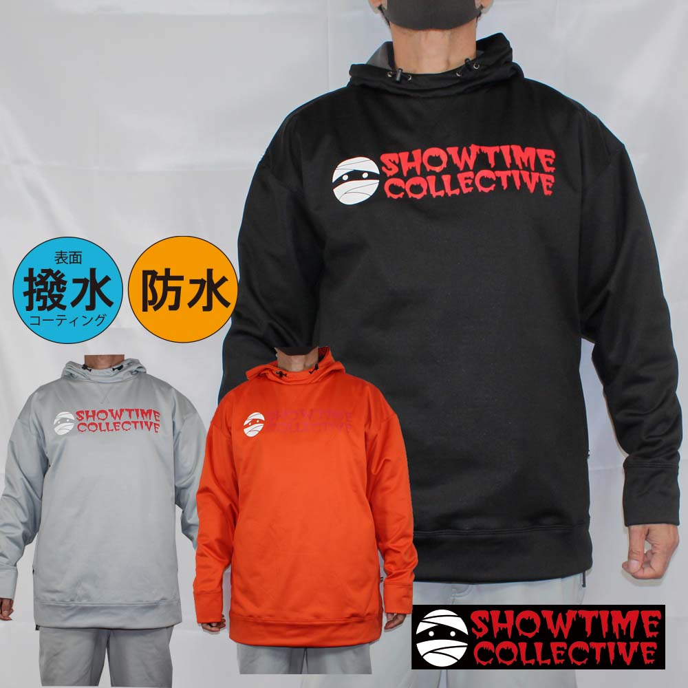【国内発送】ポイント10倍クーポン有ステッカー進呈 正規品 あす楽 撥水パーカー SH WTIME C LLECTIVE グラトリ ボンデッドパーカー スノボ ウェア P 23-002 BAR L Gドロップショルダー ミイラ ボンデッド パーカー ブランド 撥水 防水 防風 ショータイム スノーボード バッグ キャップ のスクリーマー
