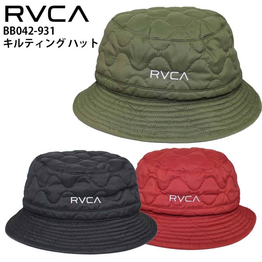 正規品 あす楽 Rvca ルーカ キルティング ハット 042 931 ロゴ ブランド ルカ 人気 キルティングハット バケットハット アウトドア ロゴ 刺繍 ナイロン 横乗り サーフィン スケートボード スノーボード スノボ スケボー スケボ サーファー スケーター 送料無料