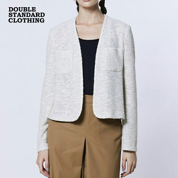 【新作 2026春夏】ダブルスタンダードクロージング メッシュ 否色つや上衣 DOUBLE STANDARD CLOTHING Sov. ソブ 上衣 長袖 メッシュ アウター ダブスタ レディース オフ