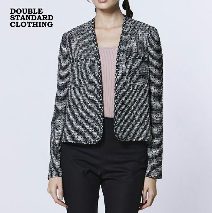 【新作 2026春夏】ダブルスタンダードクロージング メッシュ 否色つや上衣 DOUBLE STANDARD CLOTHING Sov. ソブ 上衣 長袖 メッシュ アウター ダブスタ レディース 黒いこと