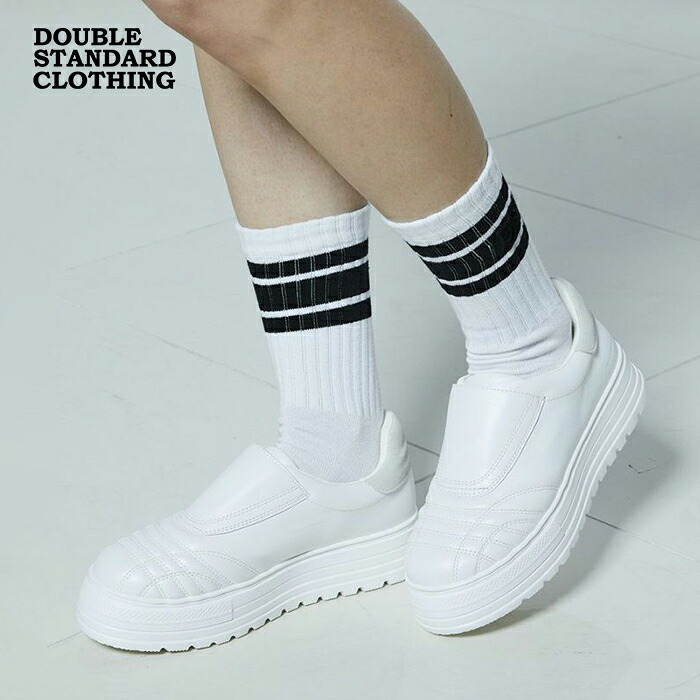 【新作 2026春夏】ダブルスタンダードクロージング プラットホーム スリッポンスニーカー DOUBLE STANDARD CLOTHING スニーカー スリッポン シューズ デイリー ダブスタ レディース オフ