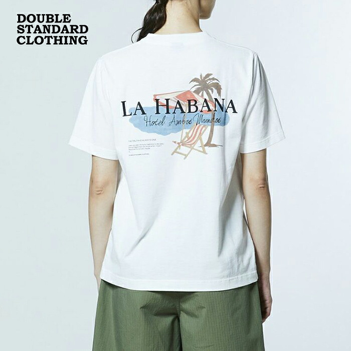 【新作 2026春夏】ダブルスタンダードクロージング ヴィンテージレアルツイスト 天竺ティーシャツ DOUBLE STANDARD CLOTHING 労働者の一団のど首 遊撃手捩り 半袖 綿織物 ダブスタ レディース オフ A/オフ