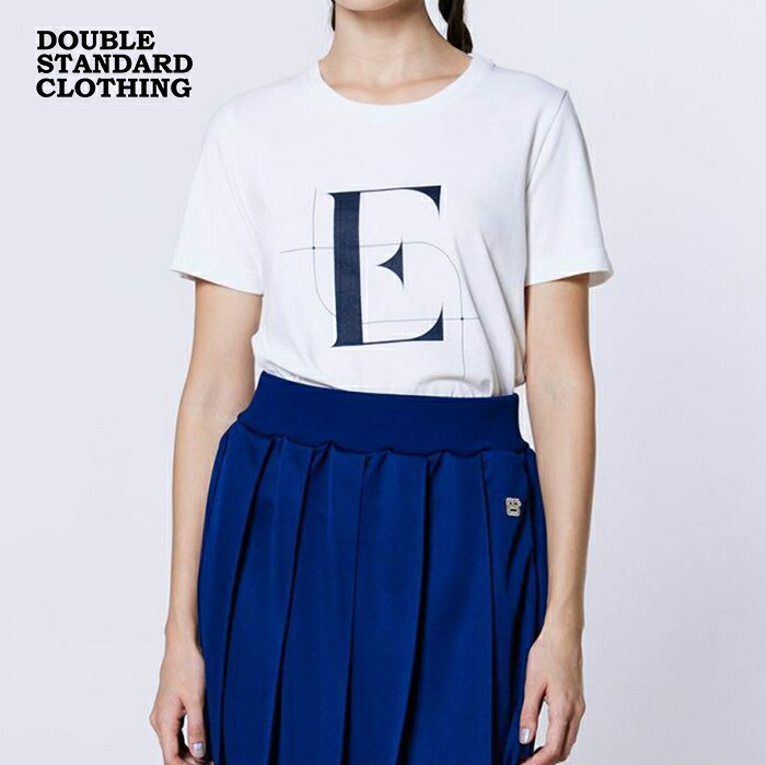 【新作 2026春夏】ダブルスタンダードクロージング ヴィンテージ レアルツイストTシャツ DOUBLE STANDARD CLOTHING ESSENTIAL クルーネック 半袖 ショートスリーブ プリント ダブスタ レディース オフ|S.CURVE STUDIO