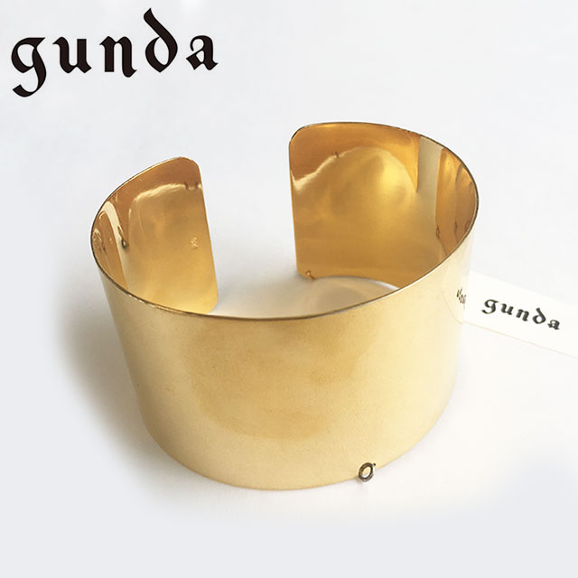 【SALE/69%OFF】gunda バングル ガンダ CUFF BANGLE/GOLD カフバングル 腕輪 付属品 メンズ レディース 男女兼用 GOLD ゴールド