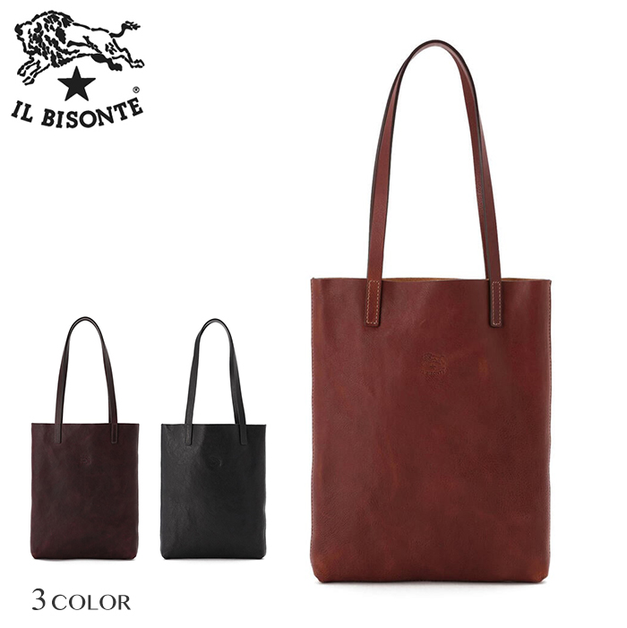楽天市場】イルビゾンテ IL BISONTE レザースリムトートバッグ