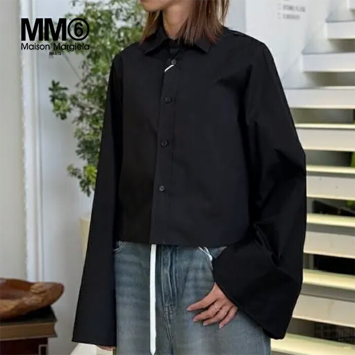 美品Maison Margiela マルジェラ 黒シャツ 41 新品 メゾマルジェラ Memory of ポケット シャツ 黒 4