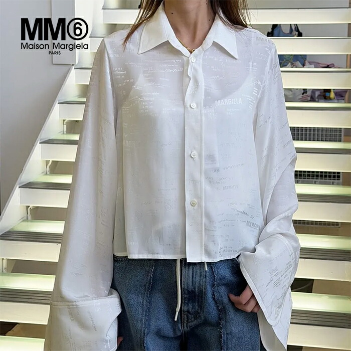 MM6メゾンマルジェラ オーバーサイズシャツブラウス　イタリア製　白シャツ　М 楽天市場】【アウトレット】メゾンマルジェラ Maison Margiela 長袖