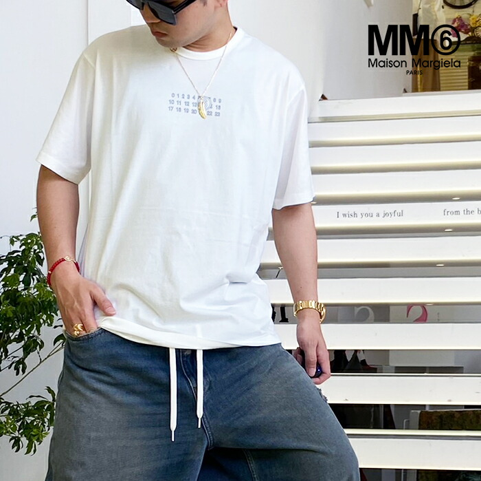 【S】MM6 マルタンマルジェラ ロングスリーブ Tシャツ 長袖 エムエムシックス メゾン マルジェラ MM6 Maison Margiela MM6 T