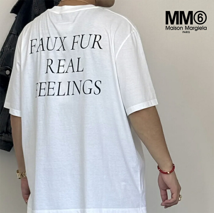 楽天市場】エムエム6 メゾンマルジェラ トロンプルイユTシャツ MM6