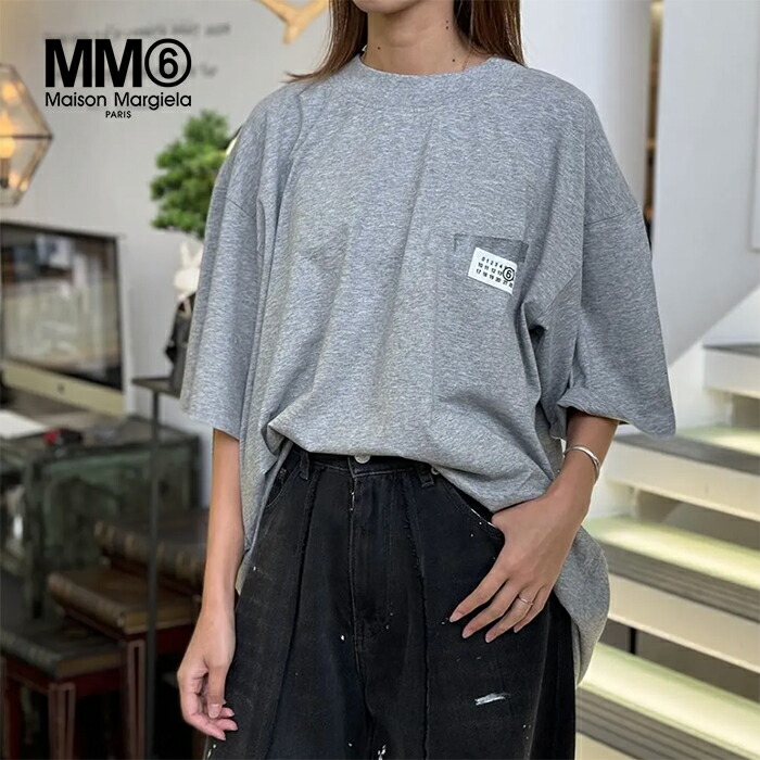 楽天市場】エムエム6 メゾンマルジェラ トロンプルイユTシャツ