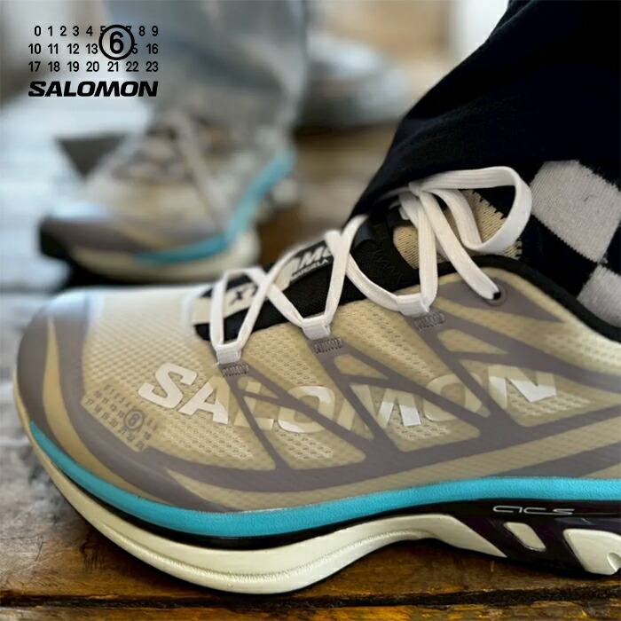 【2026春夏新作】MM6 Maison Margiela × SALOMON エムエム6 メゾンマルジェラ × サロモン XT-MM6 スニーカー ローカットスニーカー スピード競技繰り上げる 軽さメッシュ メンズ 白いこと【マルタンマルジェラジャパン定め事取りまわし店】