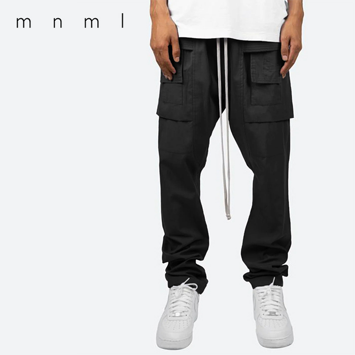 楽天市場】ミニマル カーゴパンツ mnml SNAP ZIPPER CARGO PANTS