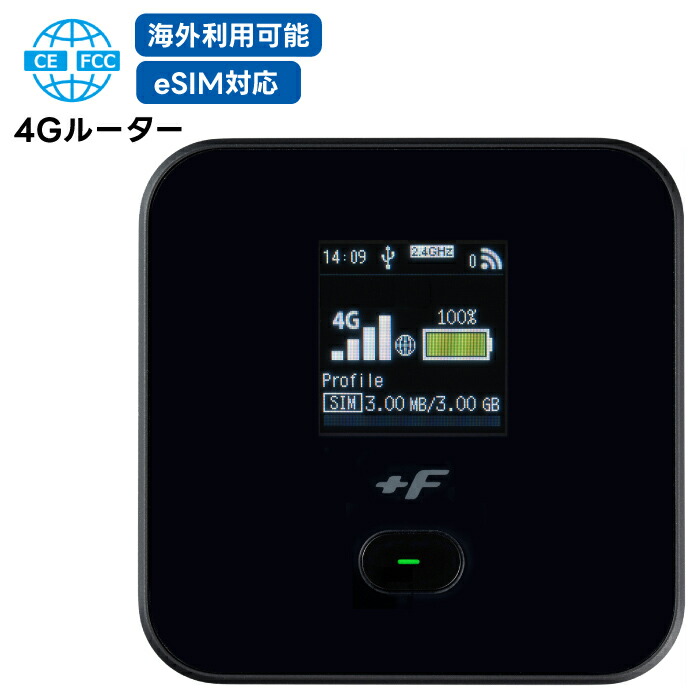 FS045W Wi-Fiルーター 富士ソフト+F FS045W SIMフリー 4G対応 モバイルルーター