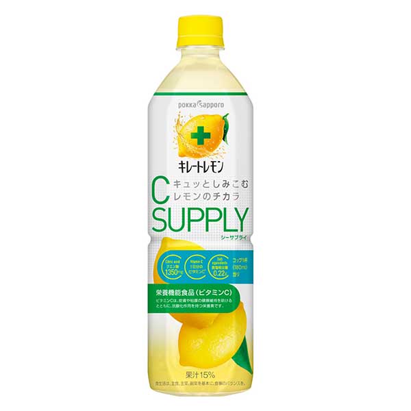 ポッカサッポロ キレートレモンシーサプライ [ペット] 900ml × 24本[2ケース販売] 送料無料(本州のみ) [ポッカサッポロ 日本 飲料 JL90]ギフト プレゼント 贈り物 お祝い 内祝い お返し 誕生日プレゼント 父の日 敬老の日