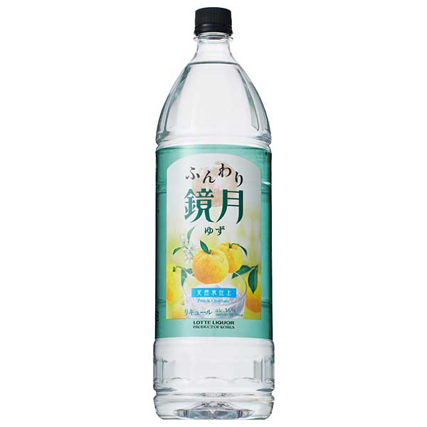 入荷中 サントリー ふんわり鏡月 ゆず 16度 PET 1.8L 1800ml x 6本 ケース販売 大韓民国 リキュール 16GZYP ギフト  プレゼント 酒 サケ 敬老の日 whitesforracialequity.org